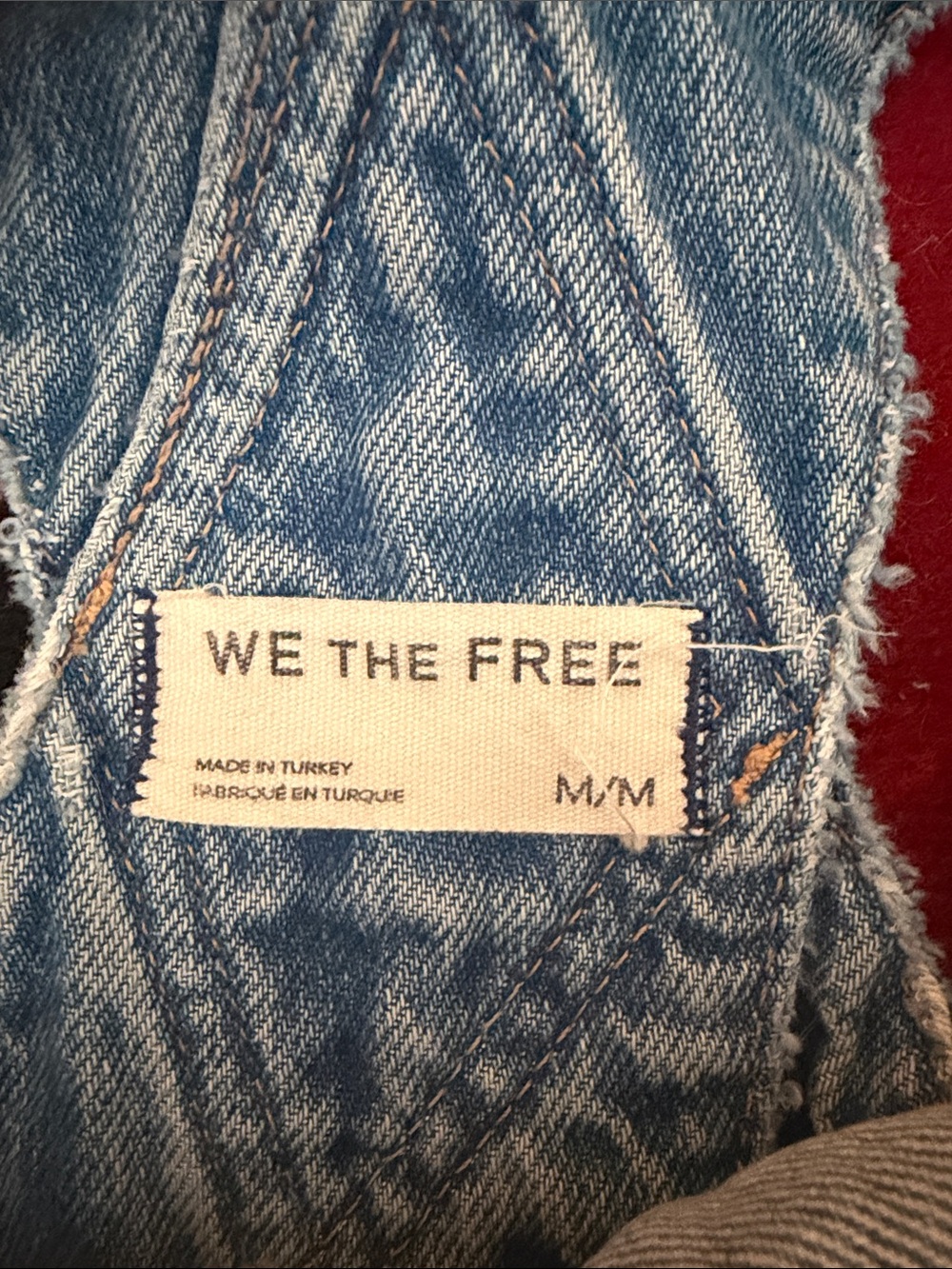We The Free Light Blue Relaxed Denim Overalls - Picture 2 of 7